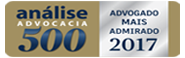 Selo Advogado mais Admirado de 2017